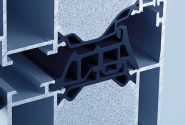 Energieeffizienz-Isolierstegtechnologie-Fensterschnitt