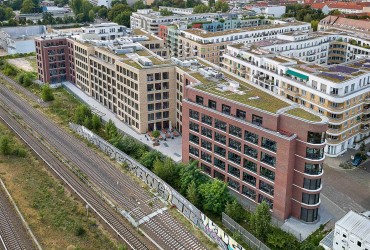 Viel Raum für zeitgemäßes Arbeiten: Auf 17.600 Quadratmetern sind Büro- und Gewerbeflächen mitten in Berlin entstanden.