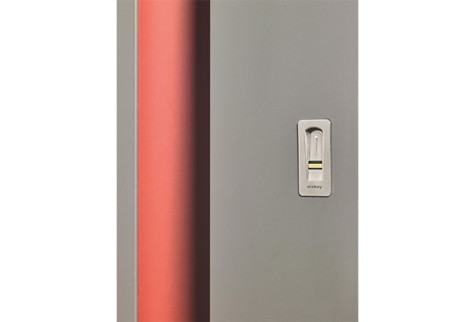 Porte d'entrée Le Corbusier - Détail empreinte digitale