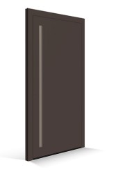 Le Corbusier Porte d'entrée - Remplissage terre dombre brulee - Poignée ombre naturelle moyenne