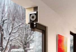 Sicherheitsrollladen-Aufsatzrollladen Querschnitt Fenster