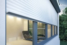 Sicherheitsrollladen-Elektrische Rolllaeden Aussenansicht