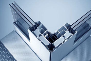 Terrasses à portes coulissantes Porte coulissante heroal S 77 SL Vue détaillée Coupe