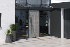 Porte di sicurezza - porta d'ingresso Le Corbusier - ingresso interno della casa