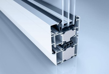 Aluminium Fenster-Fensterschnitt W 72